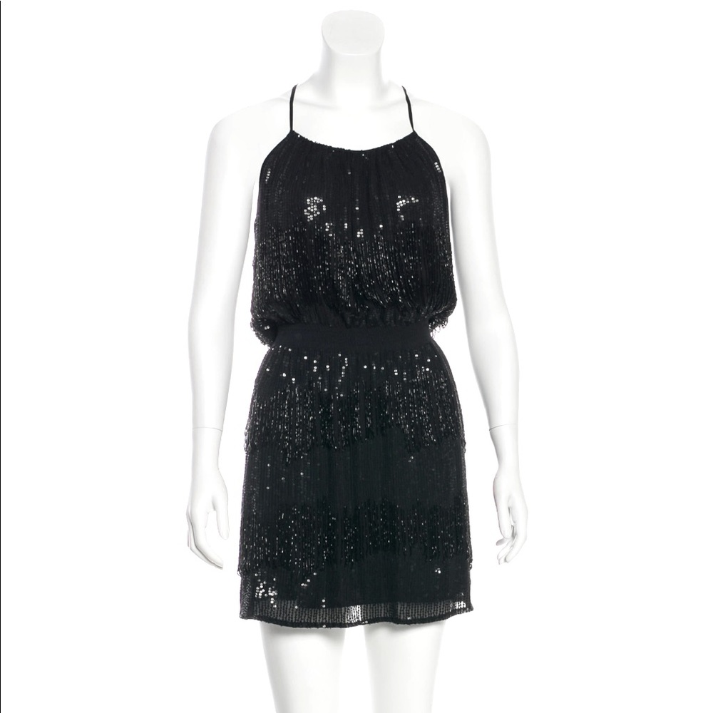 PARKER Silk Beaded Dress